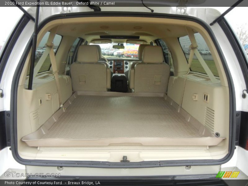 Oxford White / Camel 2010 Ford Expedition EL Eddie Bauer