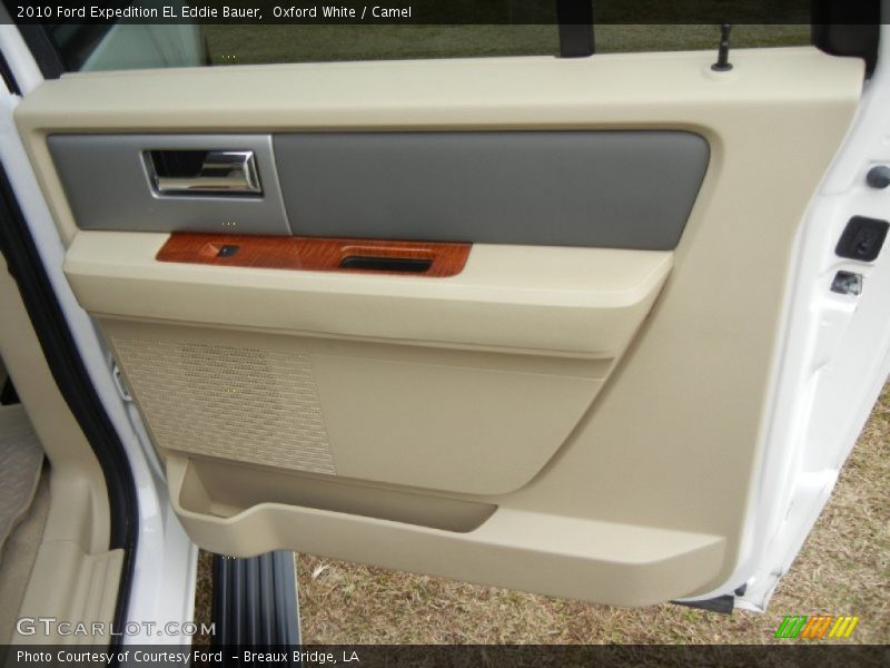 Oxford White / Camel 2010 Ford Expedition EL Eddie Bauer