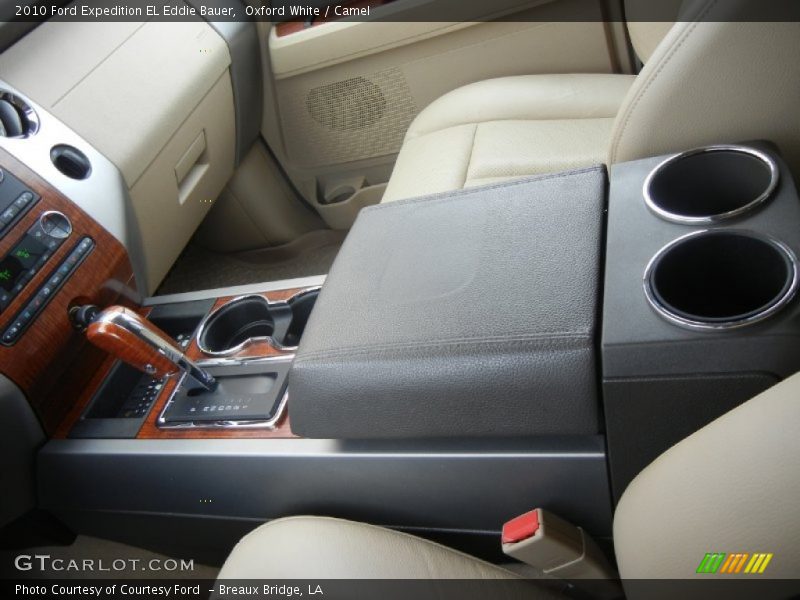 Oxford White / Camel 2010 Ford Expedition EL Eddie Bauer