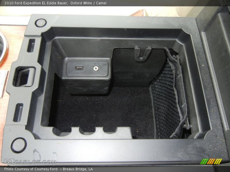 Oxford White / Camel 2010 Ford Expedition EL Eddie Bauer