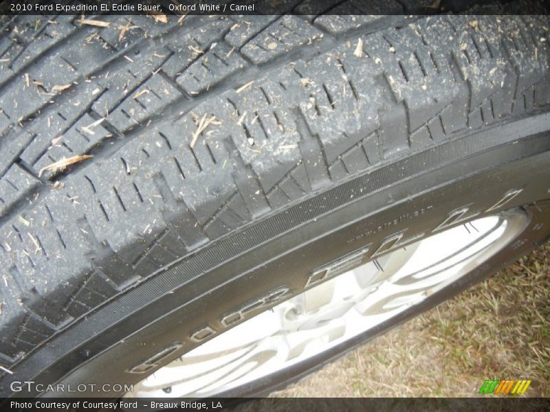 Oxford White / Camel 2010 Ford Expedition EL Eddie Bauer