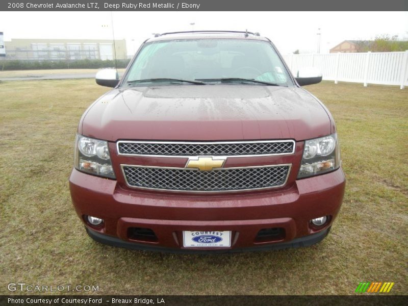 Deep Ruby Red Metallic / Ebony 2008 Chevrolet Avalanche LTZ