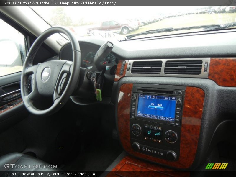 Deep Ruby Red Metallic / Ebony 2008 Chevrolet Avalanche LTZ