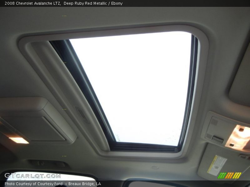 Deep Ruby Red Metallic / Ebony 2008 Chevrolet Avalanche LTZ