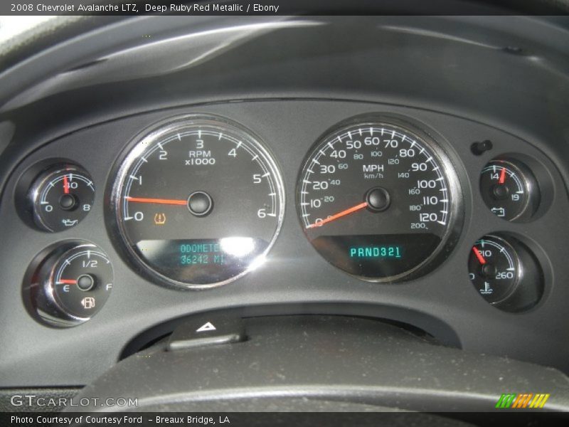  2008 Avalanche LTZ LTZ Gauges