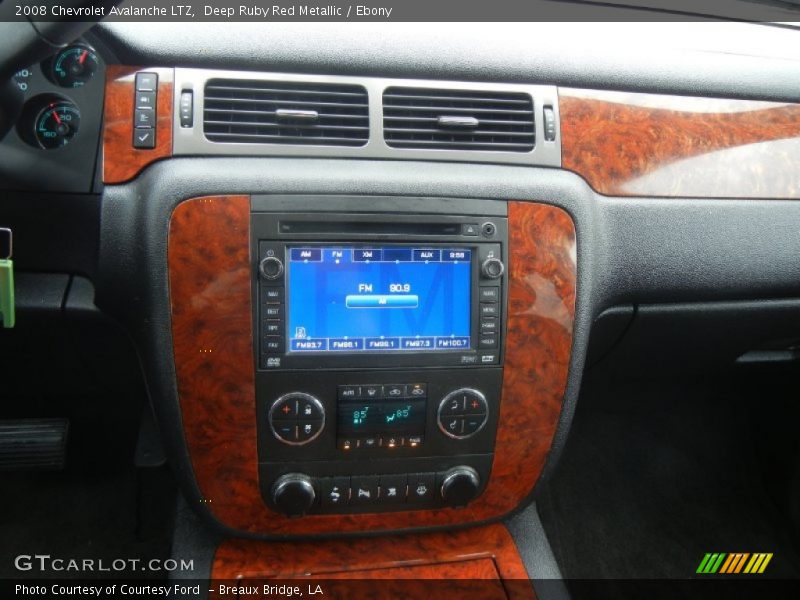 Deep Ruby Red Metallic / Ebony 2008 Chevrolet Avalanche LTZ