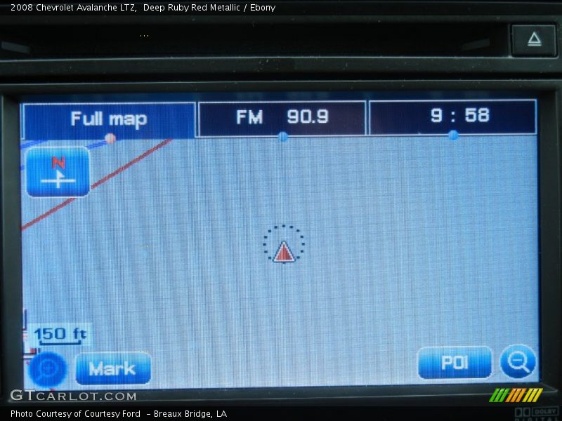 Deep Ruby Red Metallic / Ebony 2008 Chevrolet Avalanche LTZ