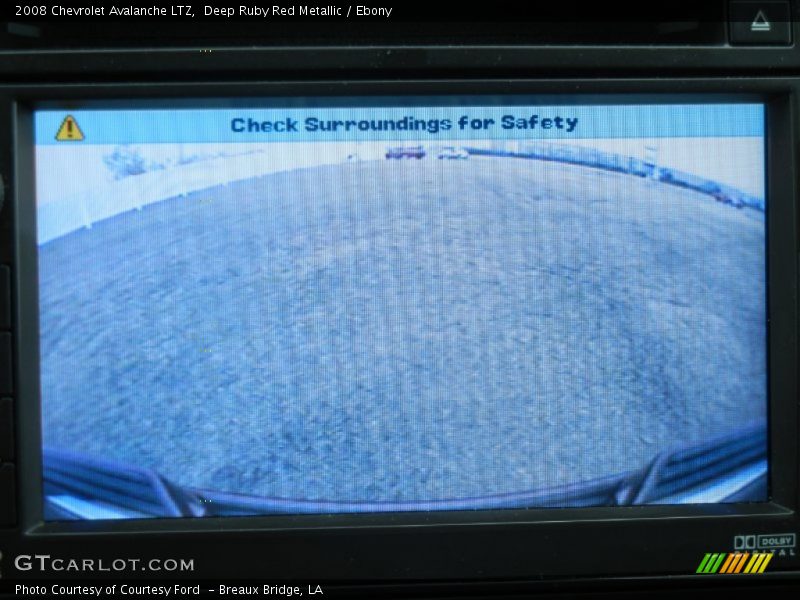 Deep Ruby Red Metallic / Ebony 2008 Chevrolet Avalanche LTZ