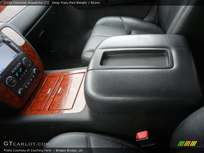 Deep Ruby Red Metallic / Ebony 2008 Chevrolet Avalanche LTZ