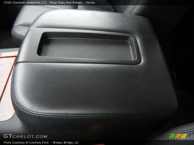Deep Ruby Red Metallic / Ebony 2008 Chevrolet Avalanche LTZ