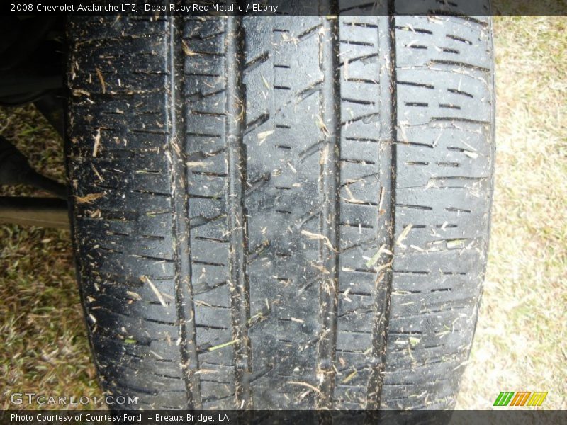 Deep Ruby Red Metallic / Ebony 2008 Chevrolet Avalanche LTZ