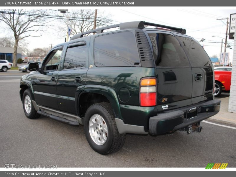 Dark Green Metallic / Gray/Dark Charcoal 2004 Chevrolet Tahoe Z71 4x4