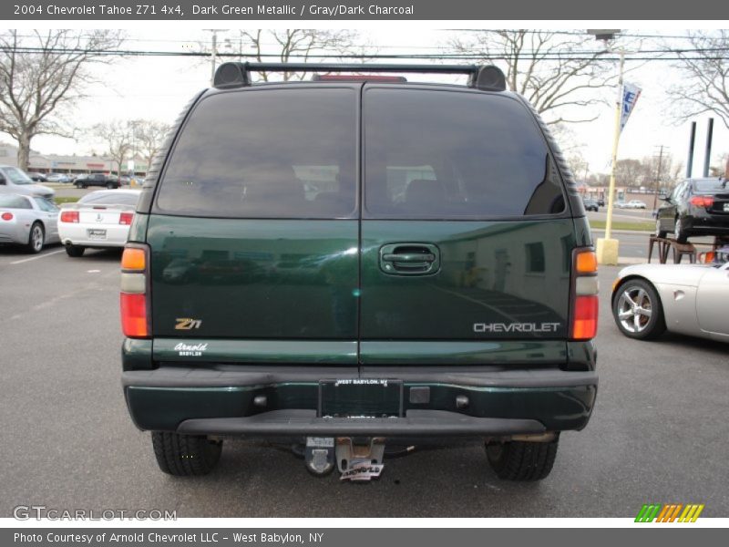 Dark Green Metallic / Gray/Dark Charcoal 2004 Chevrolet Tahoe Z71 4x4