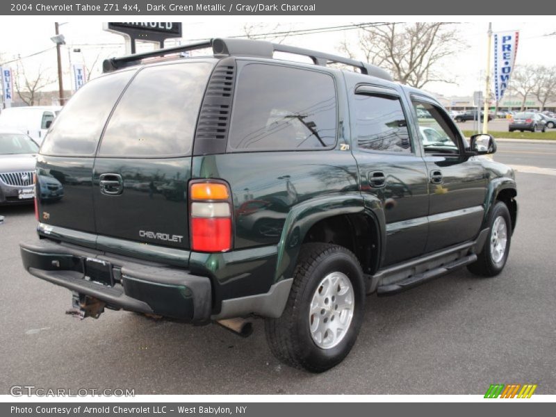 Dark Green Metallic / Gray/Dark Charcoal 2004 Chevrolet Tahoe Z71 4x4
