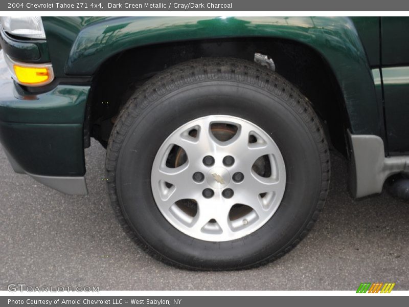Dark Green Metallic / Gray/Dark Charcoal 2004 Chevrolet Tahoe Z71 4x4