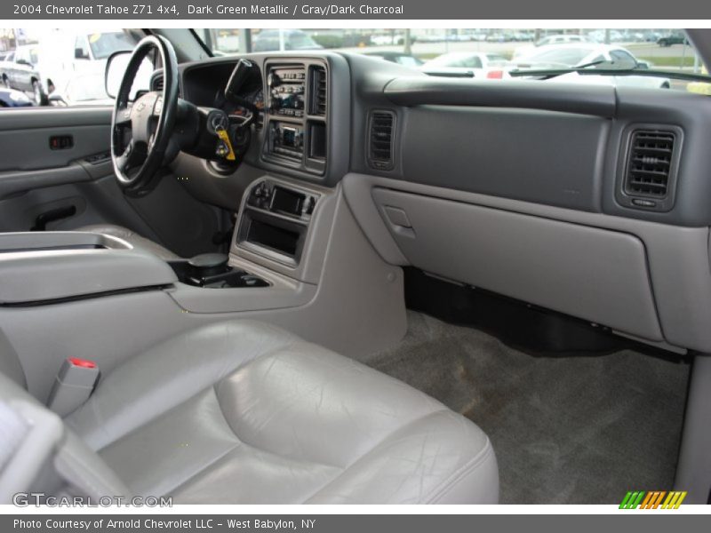 Dark Green Metallic / Gray/Dark Charcoal 2004 Chevrolet Tahoe Z71 4x4