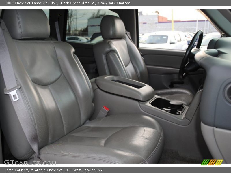 Dark Green Metallic / Gray/Dark Charcoal 2004 Chevrolet Tahoe Z71 4x4