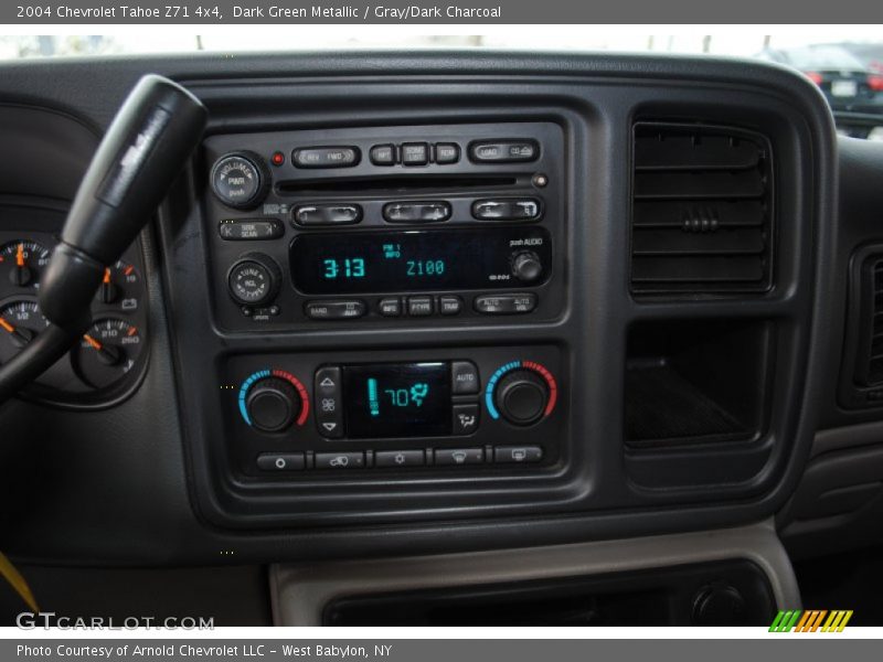 Dark Green Metallic / Gray/Dark Charcoal 2004 Chevrolet Tahoe Z71 4x4