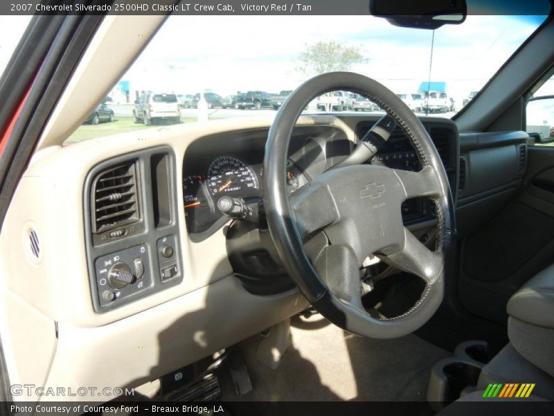 Victory Red / Tan 2007 Chevrolet Silverado 2500HD Classic LT Crew Cab