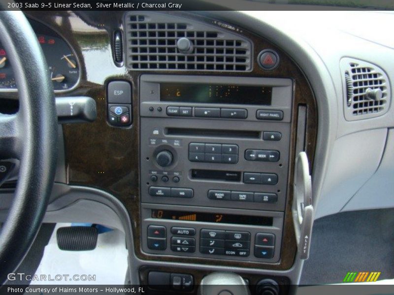 Silver Metallic / Charcoal Gray 2003 Saab 9-5 Linear Sedan