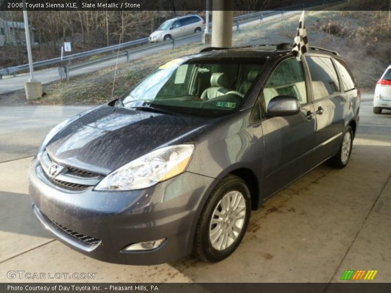 Slate Metallic / Stone 2008 Toyota Sienna XLE