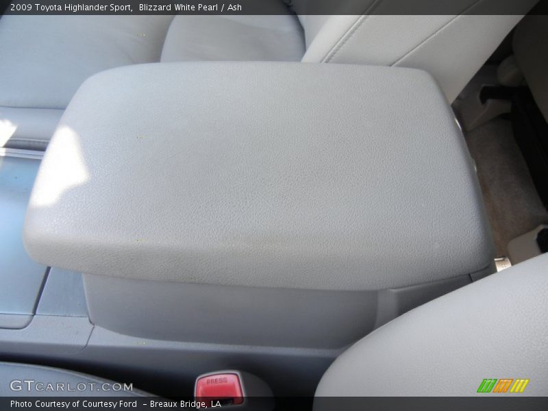 Blizzard White Pearl / Ash 2009 Toyota Highlander Sport