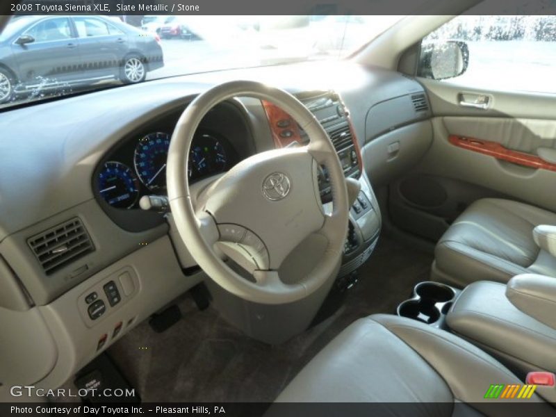 Slate Metallic / Stone 2008 Toyota Sienna XLE
