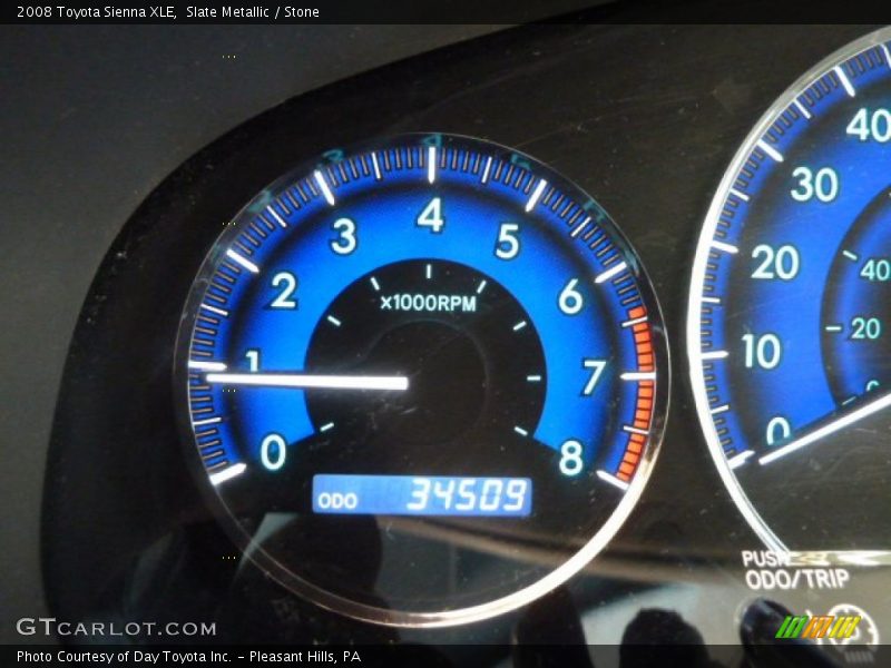 Slate Metallic / Stone 2008 Toyota Sienna XLE