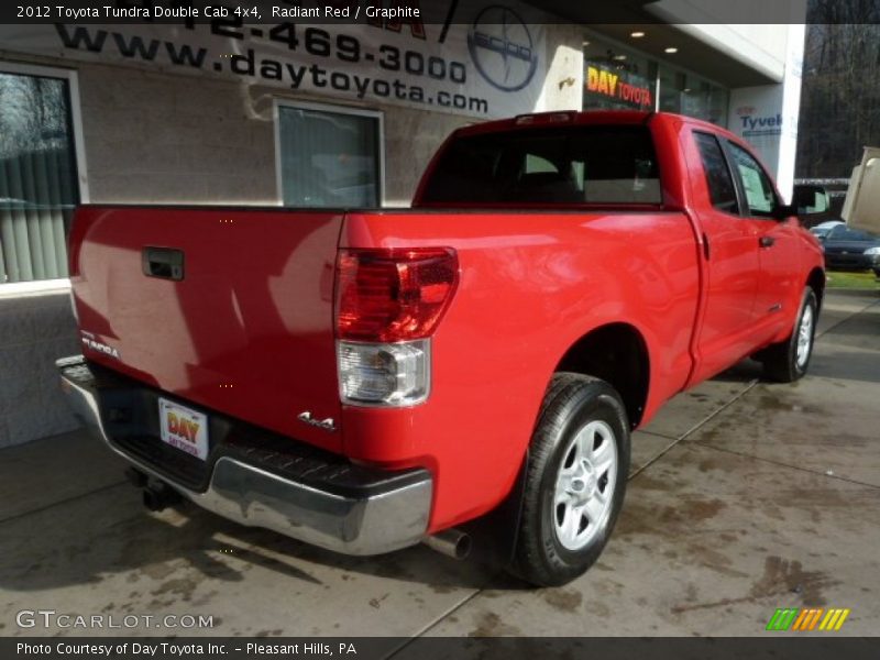 Radiant Red / Graphite 2012 Toyota Tundra Double Cab 4x4