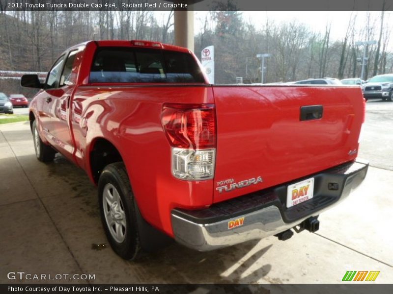 Radiant Red / Graphite 2012 Toyota Tundra Double Cab 4x4