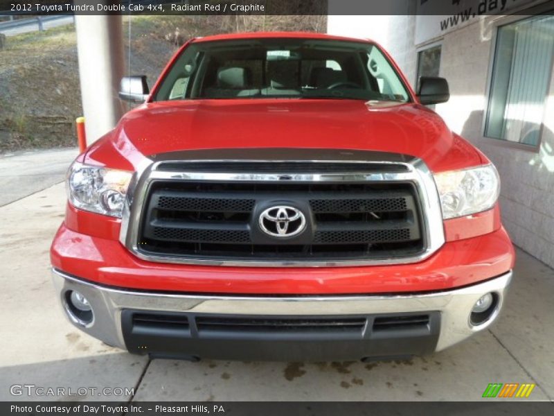 Radiant Red / Graphite 2012 Toyota Tundra Double Cab 4x4