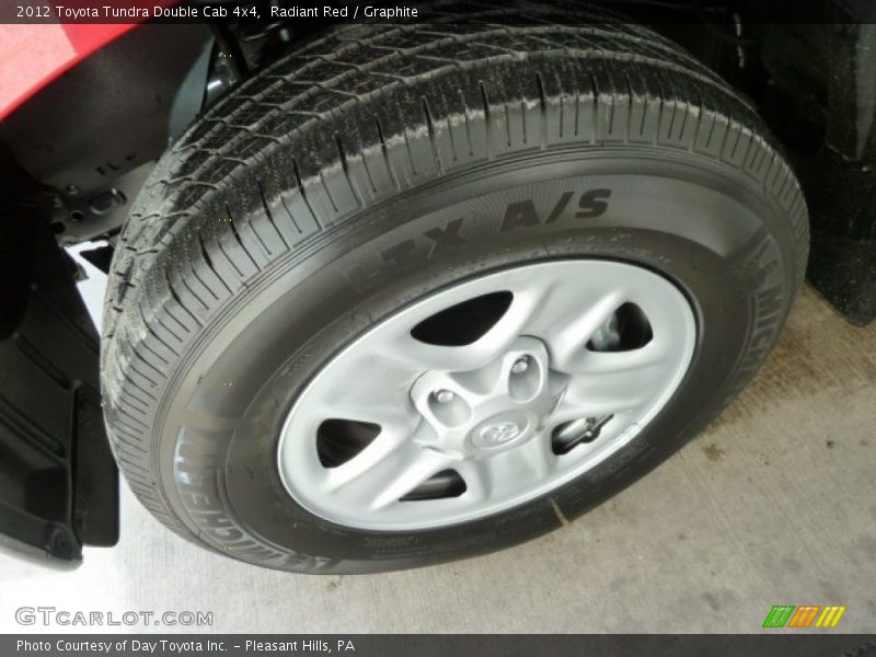Radiant Red / Graphite 2012 Toyota Tundra Double Cab 4x4