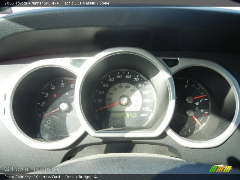 Pacific Blue Metallic / Stone 2005 Toyota 4Runner SR5 4x4