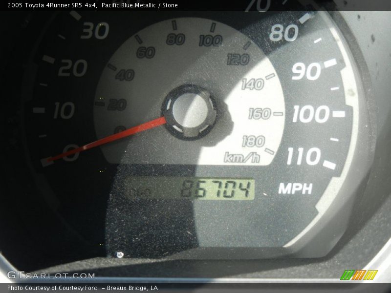 Pacific Blue Metallic / Stone 2005 Toyota 4Runner SR5 4x4