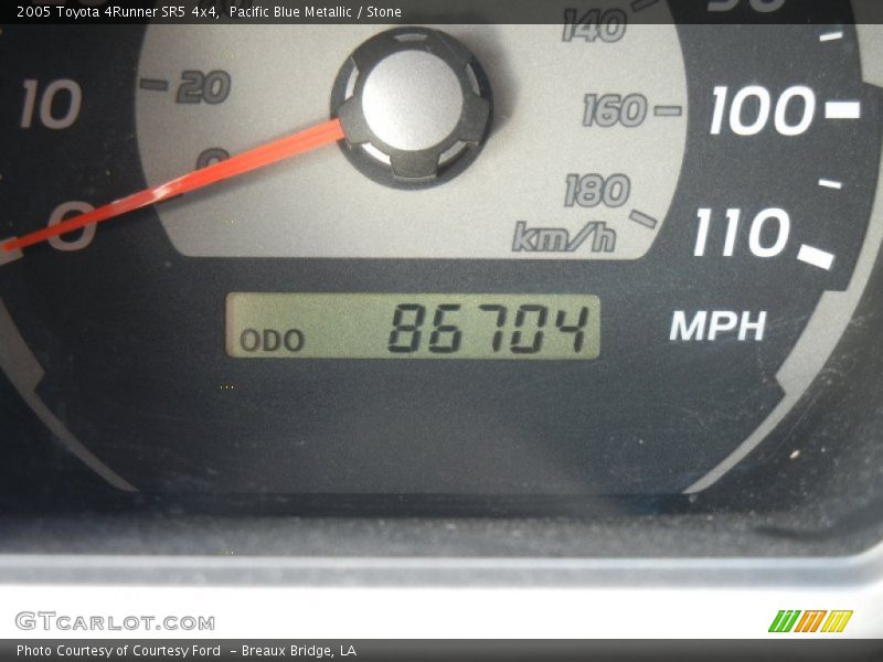 Pacific Blue Metallic / Stone 2005 Toyota 4Runner SR5 4x4