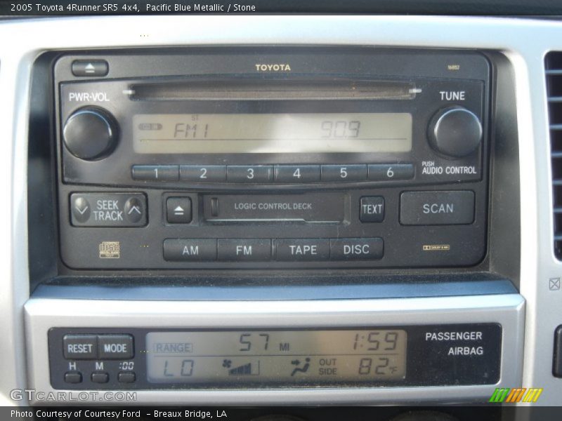 Pacific Blue Metallic / Stone 2005 Toyota 4Runner SR5 4x4