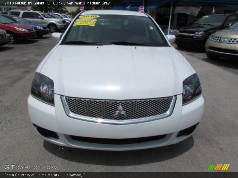 Quick Silver Pearl / Medium Gray 2010 Mitsubishi Galant FE