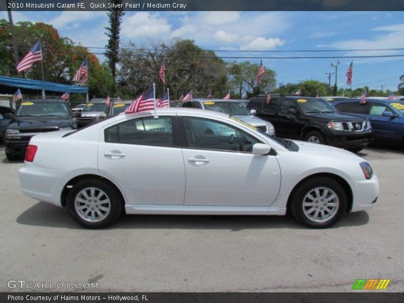 Quick Silver Pearl / Medium Gray 2010 Mitsubishi Galant FE