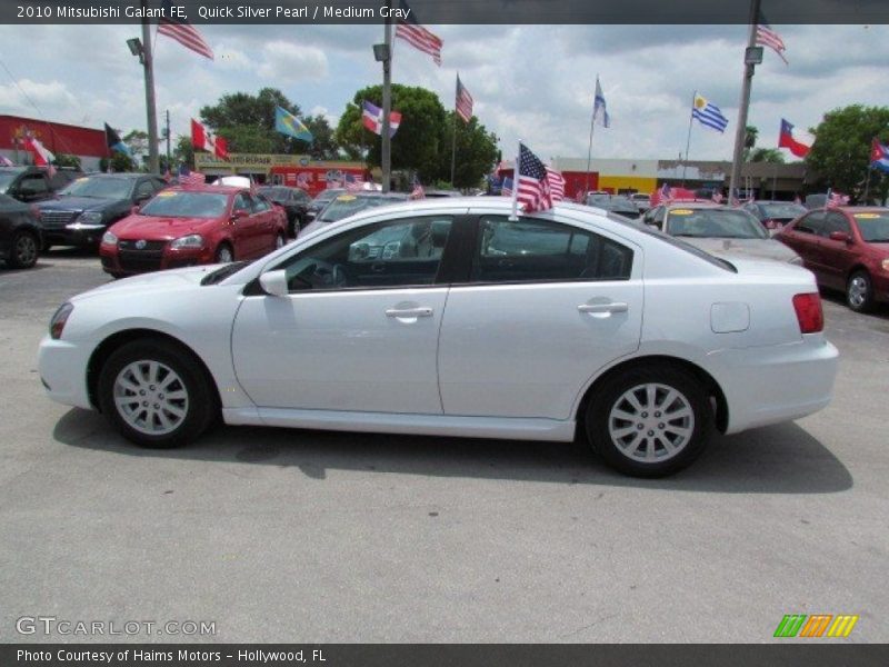 Quick Silver Pearl / Medium Gray 2010 Mitsubishi Galant FE