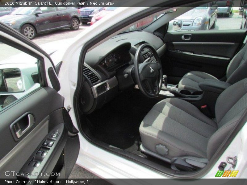 Quick Silver Pearl / Medium Gray 2010 Mitsubishi Galant FE