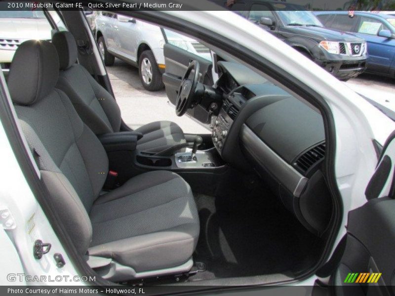 Quick Silver Pearl / Medium Gray 2010 Mitsubishi Galant FE