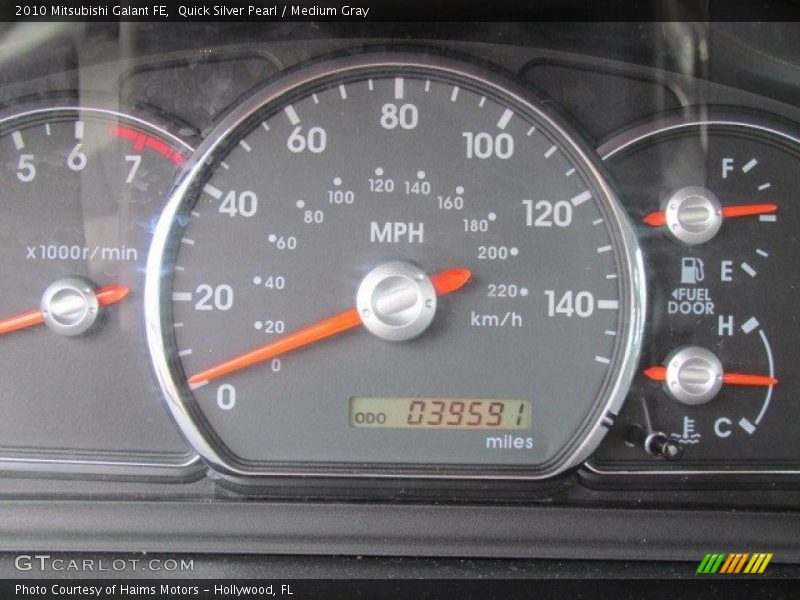 Quick Silver Pearl / Medium Gray 2010 Mitsubishi Galant FE