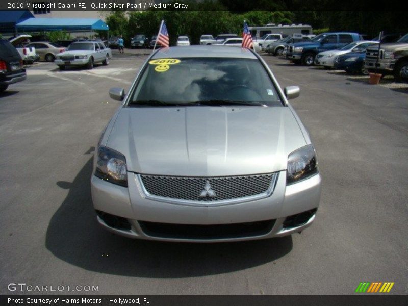 Quick Silver Pearl / Medium Gray 2010 Mitsubishi Galant FE