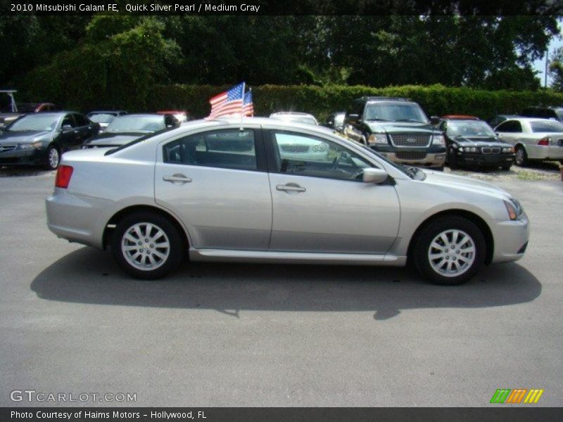 Quick Silver Pearl / Medium Gray 2010 Mitsubishi Galant FE