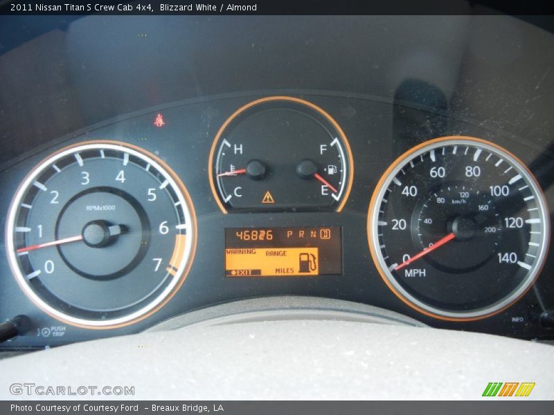 Blizzard White / Almond 2011 Nissan Titan S Crew Cab 4x4