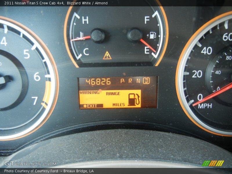 Blizzard White / Almond 2011 Nissan Titan S Crew Cab 4x4