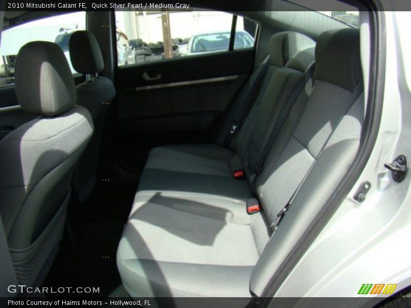 Quick Silver Pearl / Medium Gray 2010 Mitsubishi Galant FE