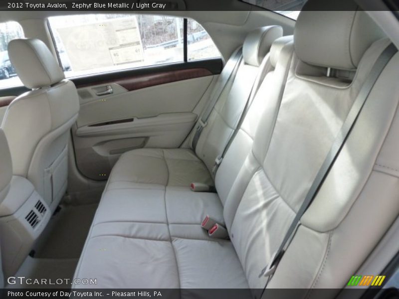 Zephyr Blue Metallic / Light Gray 2012 Toyota Avalon