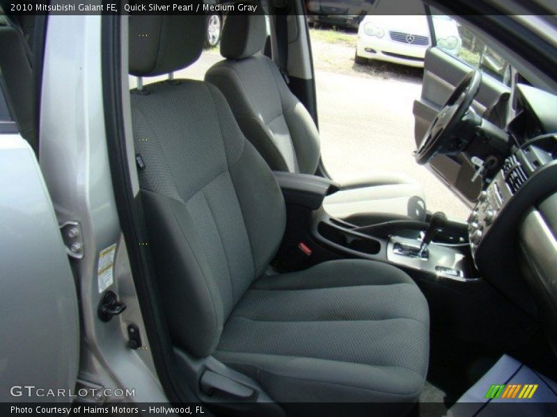 Quick Silver Pearl / Medium Gray 2010 Mitsubishi Galant FE