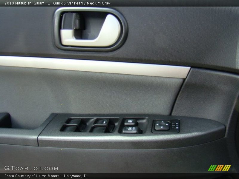 Quick Silver Pearl / Medium Gray 2010 Mitsubishi Galant FE